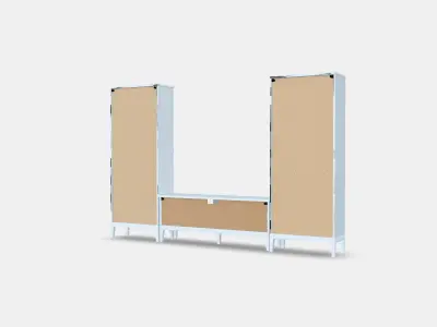 IDANAS TV storage combination Low-poly 3D model