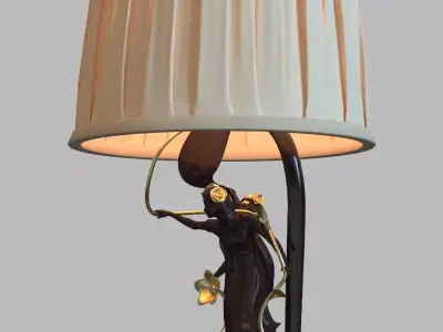 Lamp table scultura 3D model