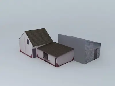 Quiet street in Pilsen2 Free 3D model