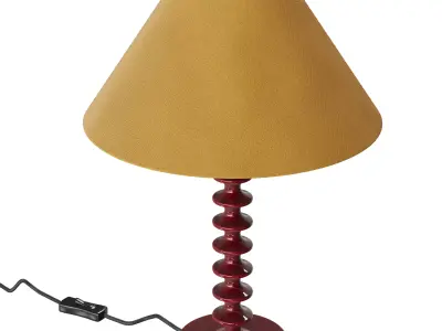 Zara Home Metal Table Lamp 3D model