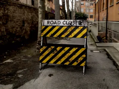 Road Barricade Low-poly 3D model purchase