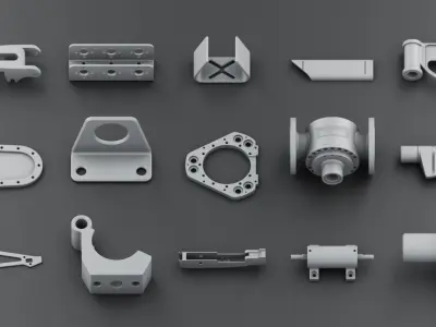 Hard Surface KitBash Volume 3 3D model