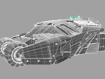 Batman Tumbler 3D model