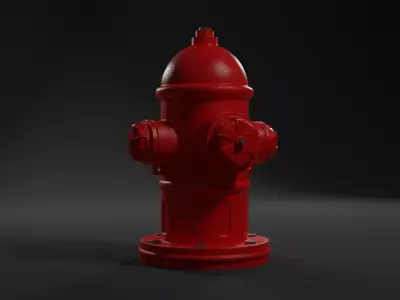 fire hydrant 3D model