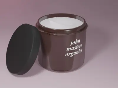 Cream care container cosmetic Low-poly 3D model