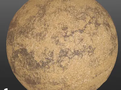 Yellow Granite Rock Pbr 4k Texure Texture