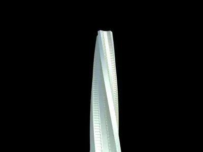 Spiral Skyscraper  3D print model