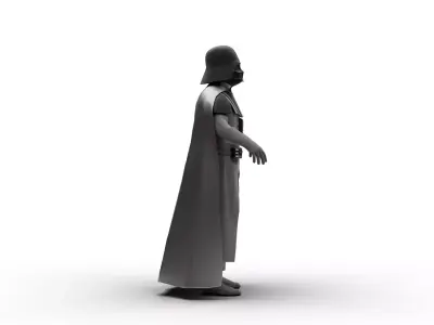 Darth Vader - Star Wars Low-poly 3D model