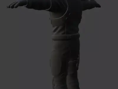 Astronaut Spacesuit 3D Model 3D model