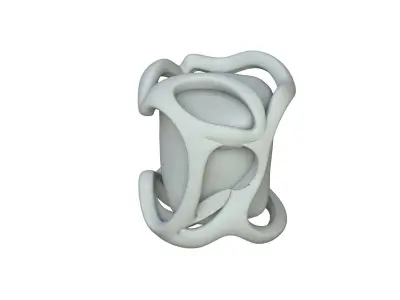 SciFi Shape Object Low Poly 13 Low-poly 3D model