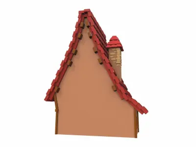 Cartoon house 11 3D model