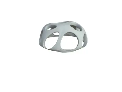 SciFi Cube Object No 47583 Low Poly Shape Low-poly 3D model