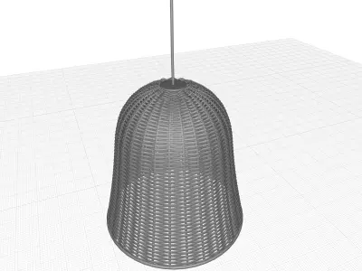 Keiser Light Single Bell Pendant 3D model purchase
