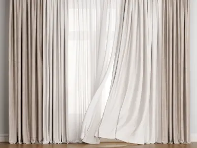 Curtain 02 3D model