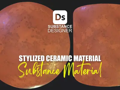 Stylized Ceramic Material 01 Texture