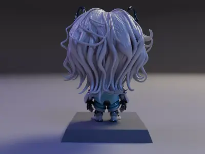 baby cyberpunk 3D print model