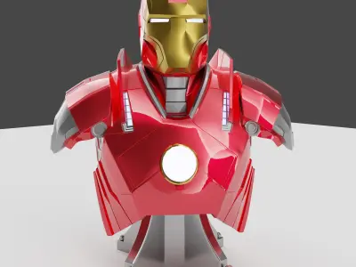 Iron man Mark 16 NightClub Bust 3D print model