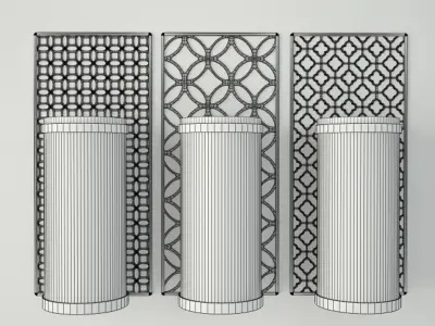 Heart of Lisbon Wall Sconce Set 3D model