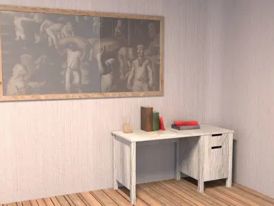 laos Video 3D Backgorund 3D model