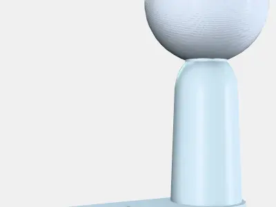 BETTORP LED mobile lamp w wireless charging Low-poly 3D model