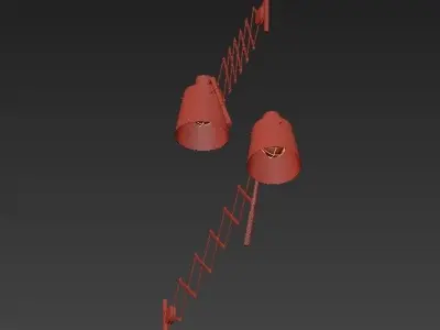 Pastorius two lamps 3D model