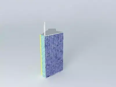 Blue Heldon Hotel Free 3D model