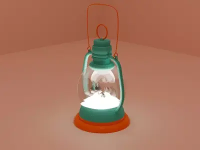Lantern light 3D model