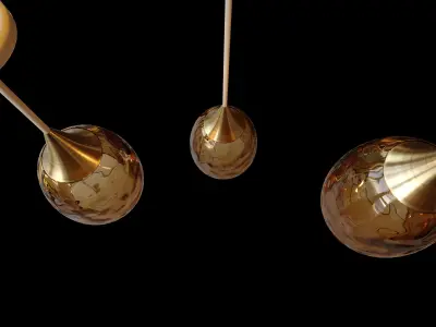 Vintage Ceiling Lamps 3D model