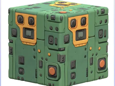 SciFi Seamless Texture Texture 34