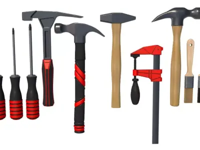 Handyman Tools Collection 3D model