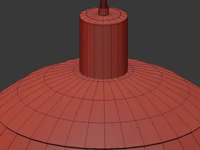Sculptural Glass Globe 7 Light 3D model