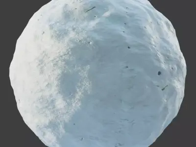 Snow 01 3D model