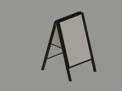 Customer Stopper Low-poly 3D model