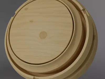 Seamless PBR Wood - Maple Light 002 Texture