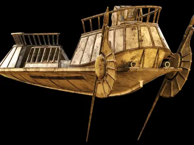 Star Wars Desert Skiff 3D model