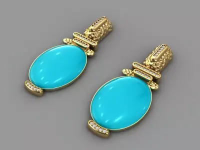 Earing 01 3D print model