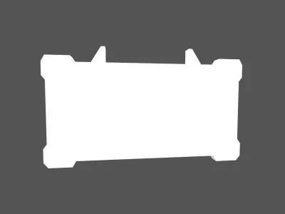 UHD High tech Graphical Interface v6 001 Low-poly 3D model