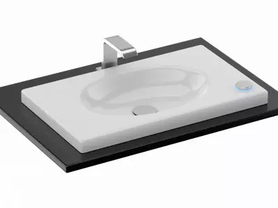 TOTO Neorest II Vessel Lavatory with LED Lighting 3D model