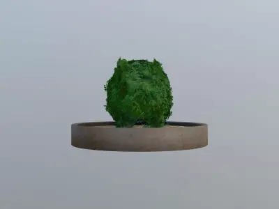 Giant Rat Topiary Sculpture 3D model