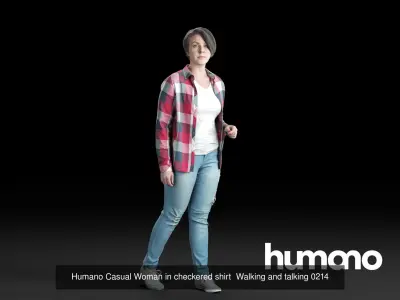 Humano 5-Pack - PEOPLE - HOME - FAMILLY - 5x 3D models 02D