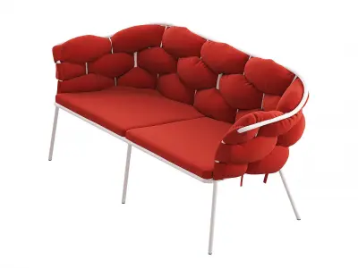 Serpentine Sofa 3D model