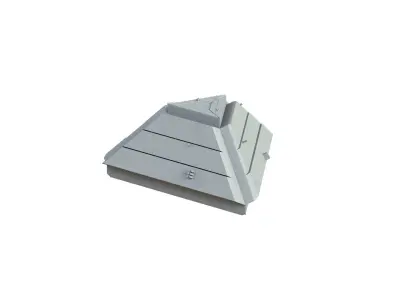 Sci Fi Object No 3185 Low Poly Low-poly 3D model