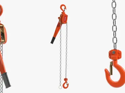  VEVOR Manual Chain Lifting Hoist Orange 