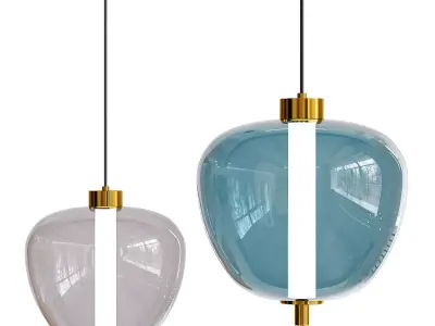 RAVI Pendant lamp Low-poly 3D model