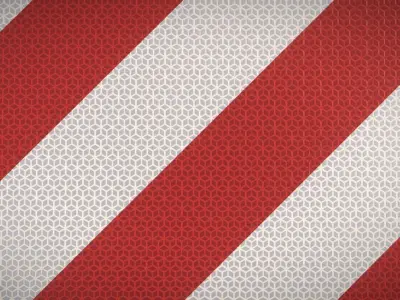 Striped Traffic Sign Reflection Foil  1 - Texture Set  29 Low-poly 3D model