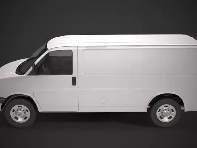 Chevy Express Slide Doors 3D model