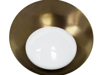 Brass Wall Lights Concha by Gallery L7 3D model