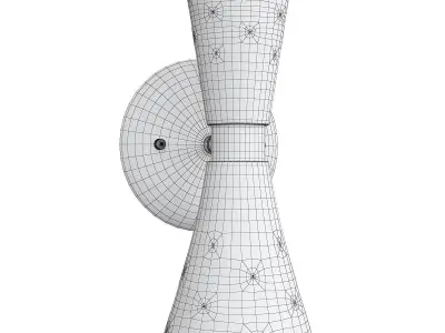 GALAXY SINGLE SCONCE Low-poly 3D model