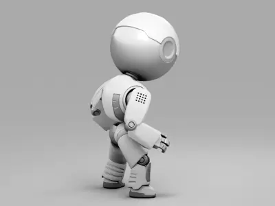 Nino Droid rigged character 3D model