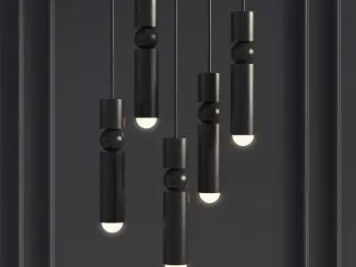 Fulcrum Light Matte Black Lee Broom 3D model